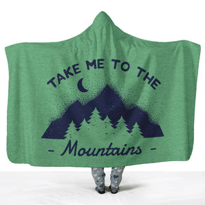 Take Me To The Mountains - Hoodie Wrap