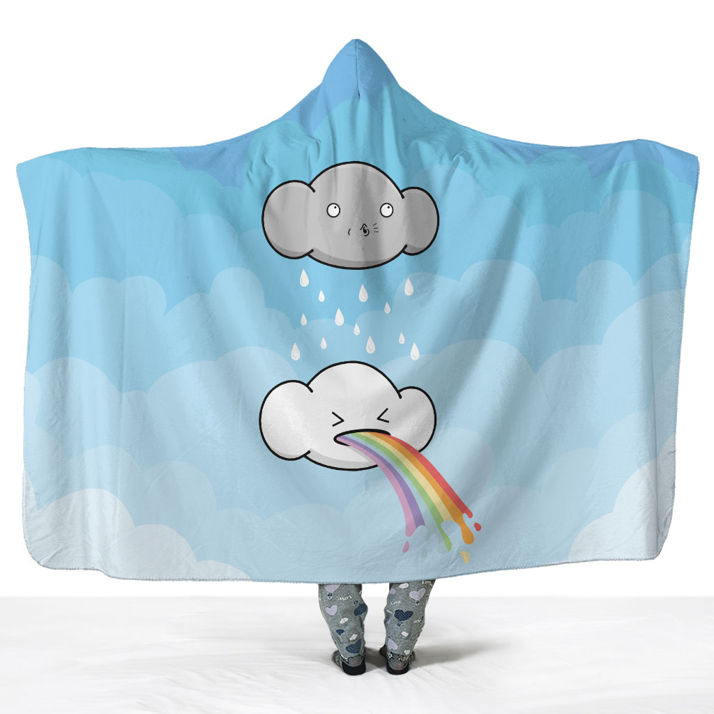 Where Do Rainbows Come From? - Hoodie Wrap